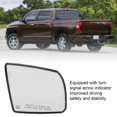 thumbnail image 4 of Rearview Heated Mirror Glass for   2007-2020 Sequoia 2008-2017, Exterior Rearview Power Heated Mirror Glass Replacement, Clear Vision, 4 of 7