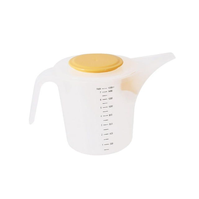 Kitchen Measuring Cup Measuring Jug 51oz Espresso Mugs with Handle Espresso Pouring Cup Liquid Measuring Cup for Baking Bakery Kitchen Tools Clear