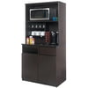 Coffee Break Room Lunch Room "FULLY-ASSEMBLED+Ready-To-Use" BREAKTIME Model 2341 2pc Group - Elegant Espresso Color - INSTANTLY create a great break room! (Accessories NOT included)