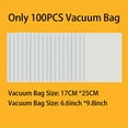 thumbnail image 3 of 100pcs Vacuum Sealer Machine Food Vacuum Sealer For Food Saver - Automatic Air Sealing System For Food Storage Dry And Moist Food Modes Compact Design With 20Pcs Seal Bags Starter Kit, 3 of 4