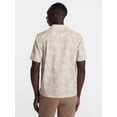 thumbnail image 3 of George Men's Linen Blend Camp Shirt with Short Sleeves, Sizes S-3XL, 3 of 5