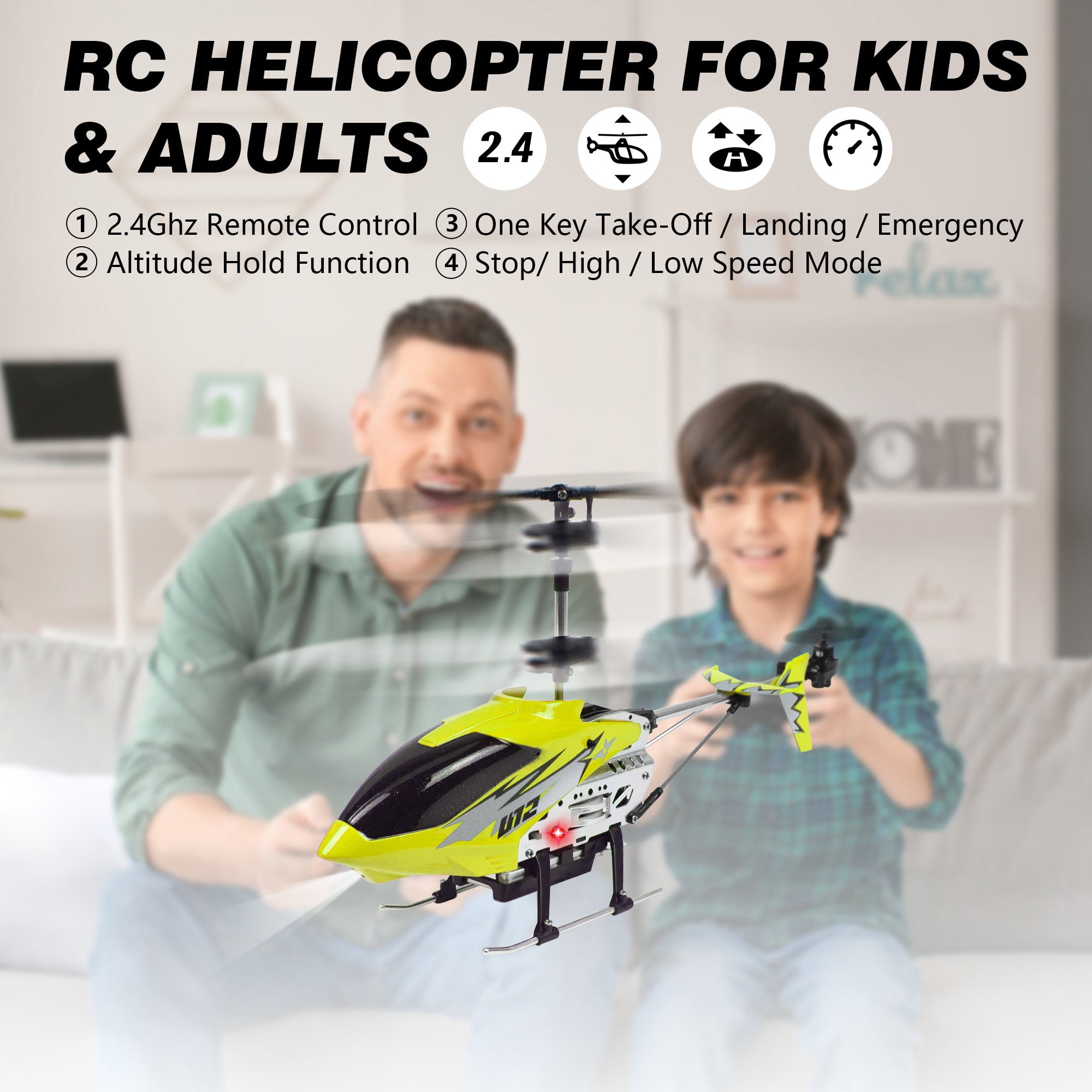 Buy U12 Mini Metal RC Helicopter Remote Control Helicopter with