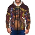 thumbnail image 6 of Lsque Five Nights At Freddy'S for Mens Full-zip Hoodie, Zip-up Pullover Hooded Sweatshirt, Kangaroo Pocket Hoodie Ideal for Daily Wear, Travel, and Home-Large, 6 of 8
