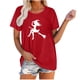 thumbnail image 1 of Camiseta casual de manga corta para mujer de Halloween con estampado divertido para mujer Fridja  gope3692, 1 of 4