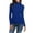 (Solid)Blue, variant on YODETEY Women's Turtleneck Tee with Long Sleeve, Womens Slim Undershirts Knit Basic Tops Shirts, Women's Plus Hot Pink,Size M