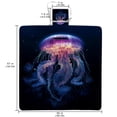 thumbnail image 2 of Jellyfish Canvas Beach Blanket Picnic Mat - Oversized Outdoor Rug for Beach, Camping, and Picnics - 63 x 55 inches Large Size with Premium Material for Comfort and Durability, 2 of 6