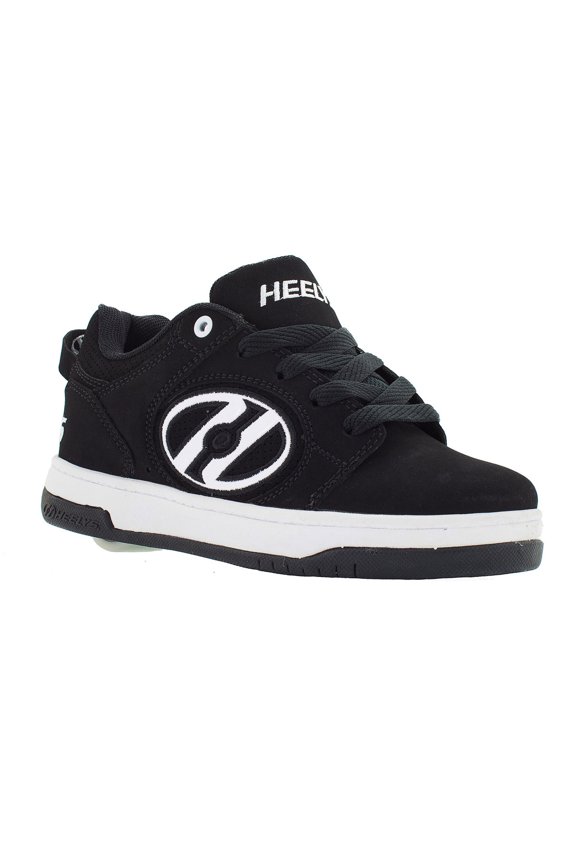 Unisex Kids Voyager Wheeled Shoe Low Profile Wheels Tennis Shoes Black White Size 5