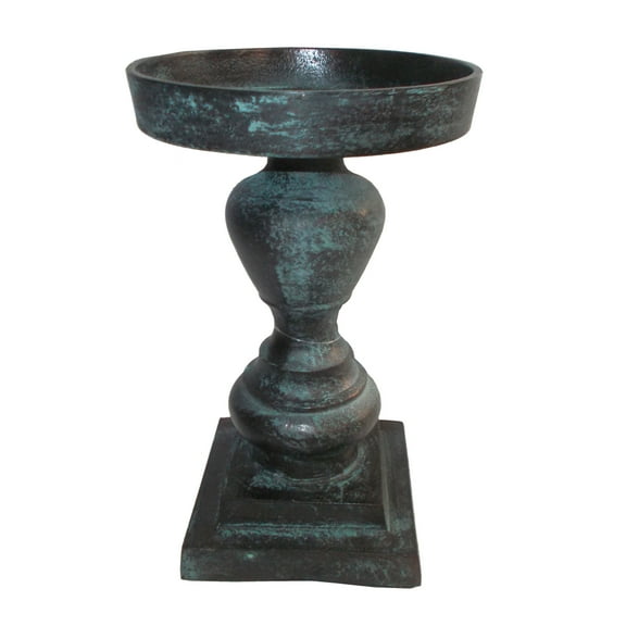 A&B Home Metal Pillar Holder - 11" - Patina Finish