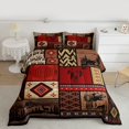 thumbnail image 2 of Castle Fairy Safari Deer Bear Bedding Comforter Set 2pcs for Boys Girls,Rustic Retro Cabin Twin Comforter Sets Microfiber,Jungle Animal Breathable Bedding Set,Breathable Home Decor,Reversible, 2 of 8