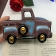 thumbnail image 5 of LAMIRO Home Decoration Spring Summer Large Rustic Farmhouse-Truck,Vintage Rust Truck Decor with Flowers Farmhouse-Table Decor, 5 of 7