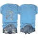 thumbnail image 4 of Fiudx Ofertas Flash Del Día Blusas con Estampado de Flores Pequeñas para Mujer Top de Manga Corta con Cuello Redondo, 4 of 4