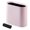 Pink, variant on Space Efficient Trash Can with Open Top for Tight Gaps Plastic Construction Includes Trash Bag Roll Color Varies