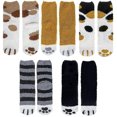 thumbnail image 2 of Cat Claws Ladies Winter Warm Soft Fluffy Bed Sock Lounge Slipper Floor Sock, 2 of 5