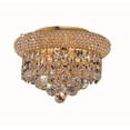 thumbnail image 3 of Elegant Lighting Primo 10" 3 Light Royal Crystal Flush Mount, 3 of 3