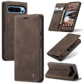 thumbnail image 1 of CaseMe Leather for Google Pixel 9 Pro XL Case, Flip Wallet Leather Case with Card Holder Magnetic Closure Shockproof Kickstand Protective Phone Cases Cover for Google Pixel 9 Pro XL,Coffee, 1 of 12