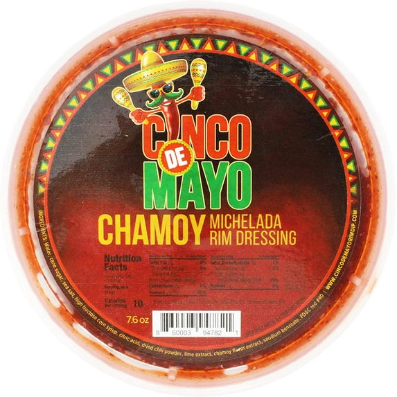 Cinco de Mayo Chamoy Rim Dip Cocktail Rim Dressing (1 x 7.6 oz. Container)