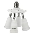 thumbnail image 1 of Adaptador divisor de enchufe DiCuno 4 en 1 E26 240W girado 360°, 1 of 8