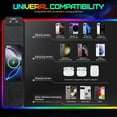 thumbnail image 6 of ExtreLife RGB Gaming Mouse Pad with Wireless Charger, LED Large Desk Mat, Ultra-Smooth Surface, Non-Slip Rubber Base, Waterproof Keyboard Pad, 6 of 10