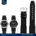 thumbnail image 3 of Correa deportiva de lona para reloj Longines Pioneer Sports Series L3.810/L3.820 de 20 mm, 21 mm y 22 mm para hombre, accesorios con base de cuero, 3 of 5