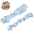 thumbnail image 1 of pcs wedding garter set black bridal lace garter Be, 1 of 5