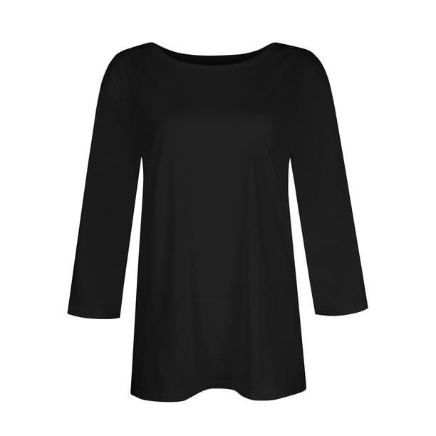 PXLKNZH T-Shirt pour Maman T-Shirts Graphiques Vie de Maman Manches 3/4 Décontractés T-Shirts Mignons Fête des Mères Col Rond Basiques Blouses Coupe Ample Pull Rose,TTG
