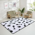 thumbnail image 4 of Crawling Indoor Carpet Play Mat Paw Fish Bone for Living Room Bedroom Educational Nursery Floor Mat Area Rugs 63x48in Carpet Runner, 4 of 6