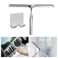 thumbnail image 1 of Set Of Glass Wiper Wipers For Car Shower Wipers For Glass Door And Window Wipers Silver Alloy Cleaning Brush 2 Pack For Household And Vehicle Use, 1 of 4