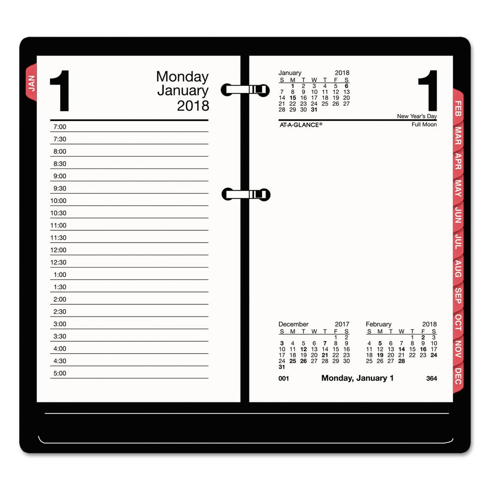 at-a-glance-desk-calendar-refill-with-tabs-3-1-2-x-6-white-2018