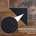 thumbnail image 5 of Keen Home Design Machine Washable Area Rugs with Non-slip Backing, Ideal for Hallway, Living Room, Bedroom, Kitchen and Laundry Room, Vintage Moroccan and Low Pile Rug - ( 2'6'' x 10'), 5 of 9