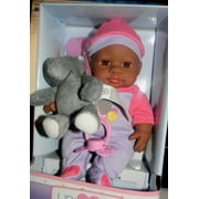 Kid Connection 8" African American Mini Doll Play Set