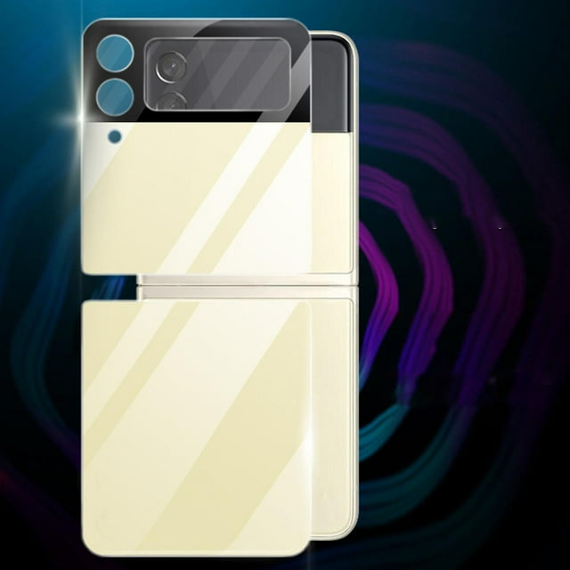 2pcs Protective Film Compatible Samsung Galaxy Z Flip 3, Z Flip 3 Back Side Colorful Screen Protector