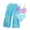Sky Blue-19, variant on LRen Little Girls Bathing Suits 3pcs Ruffle Swimwear for Girls Funny Summer Rash Guard Sling Bikini Girls Beach Swimwear Bathing Suit Set for Little Girls