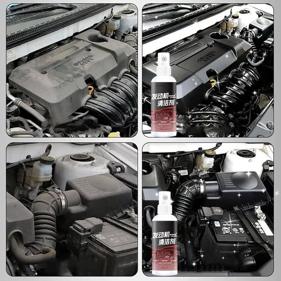 PLPPYFS Engine Cleaner and Degreaser - Quick and Bright Cleaner for Car, Motorcycle, Automotive and Machine Engine - Oil Grease Remover, Degreaser Cleaner Spray Different Dosage Options Available