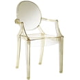 thumbnail image 1 of Modern Contemporary Kitchen Dining Armchair Yellow (Outdoor or Indoor), 1 of 4