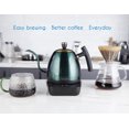 thumbnail image 3 of Easyworkz Electric Gooseneck Pour Over Stainless Steel Coffee Kettle, 27 oz Temperature Control 1200W Quick Heating, Brass Gold Green, 3 of 11