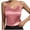 Pink, variant on Womens Silk Satin Tank Tops V Neck Casual Cami Sleeveless Camisole Blouses Summer Basic Tank Shirt Pink XL