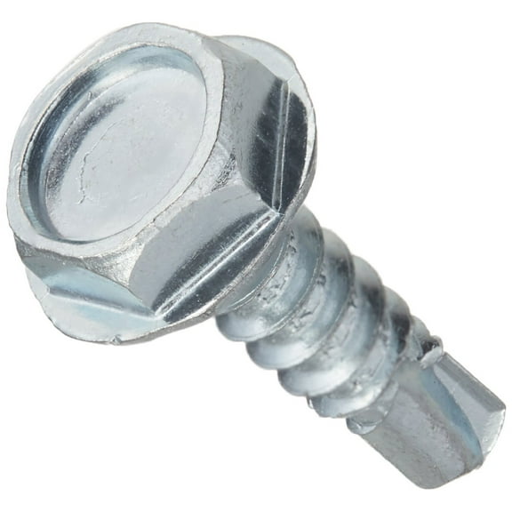 Hillman Self-Drilling Screw Wood - Steel, Gray - 6X1/2