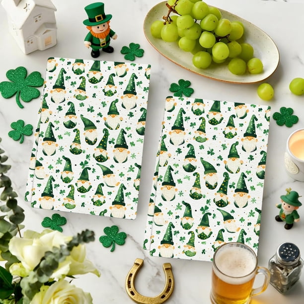 Toallas de limpieza de poliéster verde para cocina y baño | Paños de cocina y trapos de limpieza | Paño multiusos de 66 x 45 cm para platos, encimeras y limpieza del hogar