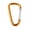 Gold- Medium, variant on Paracord Planet Carabiner - Aluminum - Gold - Medium - 56mm Length - 48mm Inner - 20 Pack