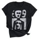 thumbnail image 1 of Camiseta holgada de manga corta con estampado de mueca retro para hombre y mujer Pompotops hfajkhk139176, 1 of 7