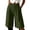 Army Green, variant on Fsgntruao Womens High Waisted Bermuda Shorts Wide Leg Pleated Dressy Shorts For Women Casual Tailored Suit Shorts With Pockets Business Work Office Shorts