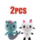thumbnail image 3 of Animals Plush Gabby Dollhouse Lovely Plush Gaby Toy Plush House Cat Doll Cartoon Stuffed Animals Mermaid Cat Plushie Dolls Kids, 3 of 5