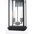 thumbnail image 5 of Elegant Lighting Theodore 9" Outdoor Wall Sconce in Black, 5 of 8