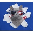 thumbnail image 4 of 4th of July Meowica Americat Patriot Mens T Shirt, 4 of 5