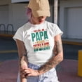 thumbnail image 2 of Witty They Call Me Papa Because Partner in Crime Makes Me Sound Like a Bad Influence, Heather Grey T-Shirt, Large, 2 of 5