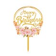 thumbnail image 1 of relayinert Happy Birthday Cake Decoration Plaque, 1 of 9