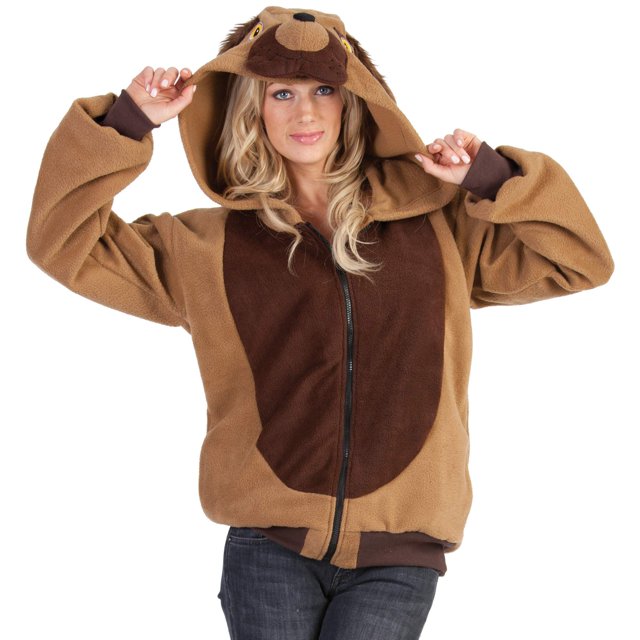 Sudadera con capucha RG Costumes Devin The Dog para hombre, color marrón/canela, talla S
