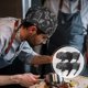 thumbnail image 2 of GOOHOCHY 6pcs Chef Hats Kitchen Hats Unisex Mujeres Chef Chef Waiter Uniforme Sombrero ajustable, 2 of 7