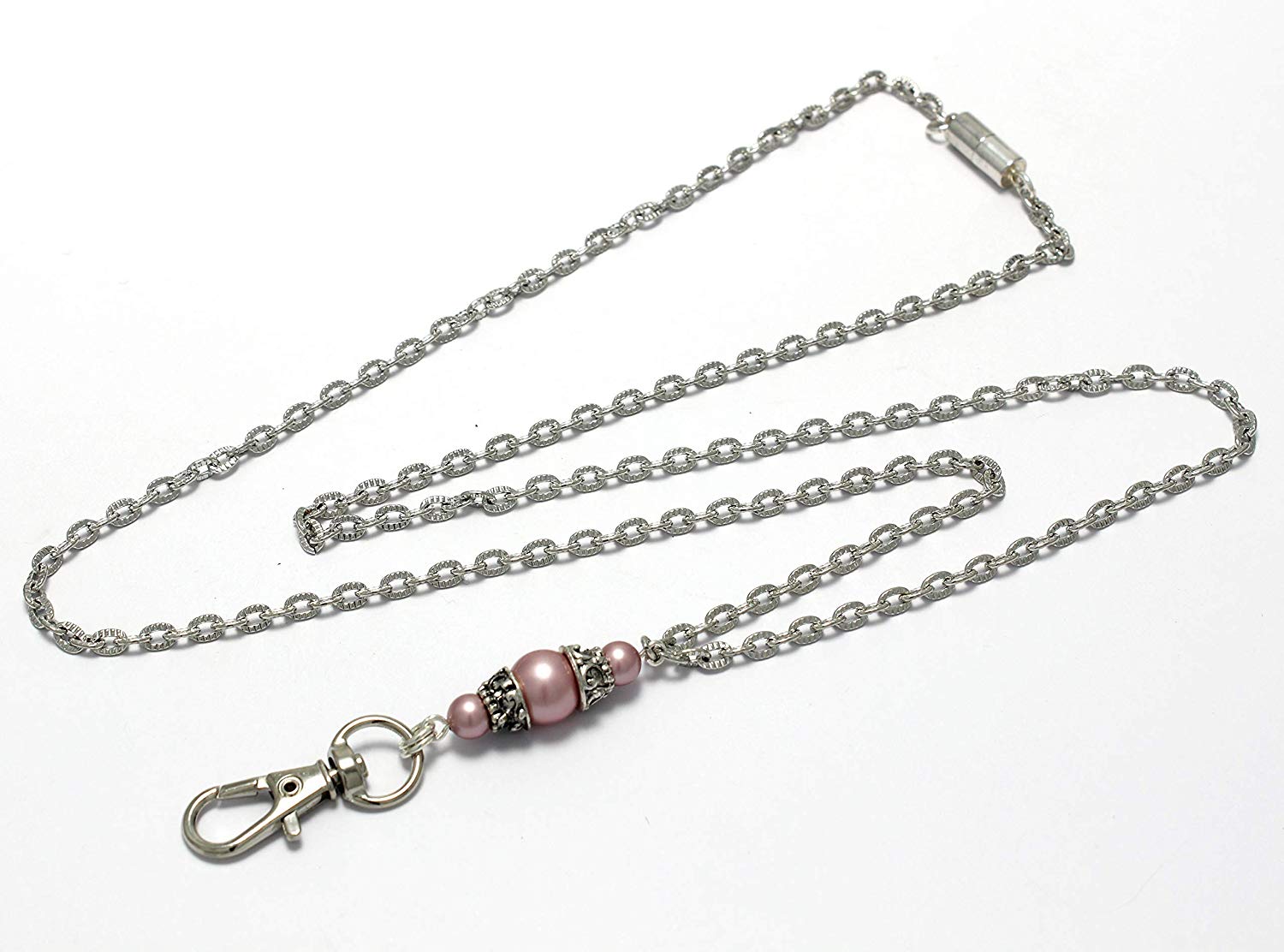 Brenda Elaine Jewelry Silver Plated Women's Fashion Lanyard Necklace ID