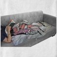 thumbnail image 6 of Ballet Soft Flannel Fleece Throw Blanket, Sketch of Ballet Dancers Feet with Pointe Nobility Talent Balance Classic, Cozy Plush for Indoor and Outdoor Use, 50" x 70", Multicolor, by Ambesonne, 6 of 6